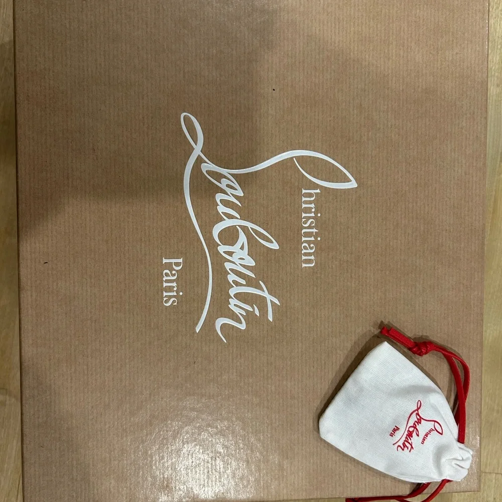 Christian Louboutin Black Ballerina Stilettos w/ Signature Red Soles Size 10 US - Picture 7 of 16